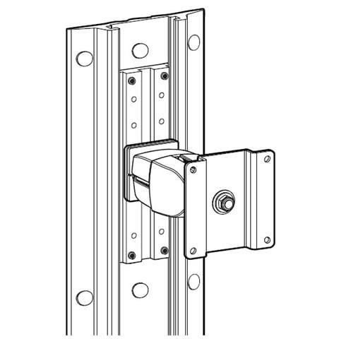 80-102-064 Usare Con I Bracci Lx, Neo-Flex Montaggi a Parete E I Prodotti Delle Serie 400, 200 E 100. Anche Per Il Supporto Universale Per Cpu Staffa Di Montaggio Per Bracci Snodi E Supporto Per Cpu