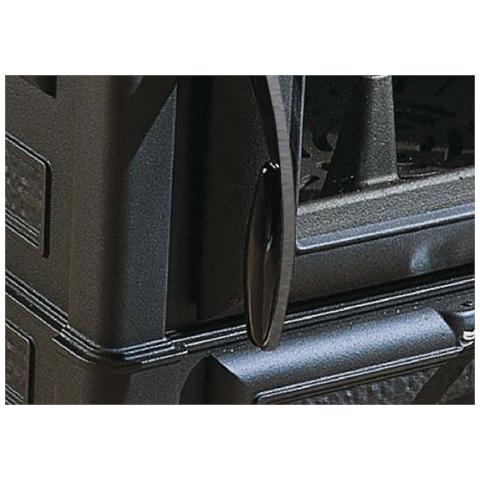 Stufa a Legna Isotta Evo Rivestimento in Ghisa Potenza Termica Nominale 11.9 KW Colore Nero Antracite - Foto 2