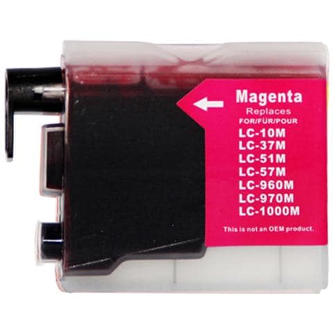 Cartuccia Ink-Jet Compatibile Brother LC970 / LC1000 M Magenta Altissima Capacità - Foto 1