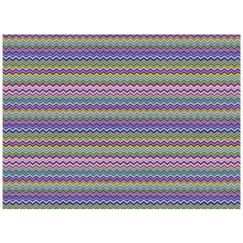 Telo Arredo In Cotone Fantasia Baia Singolo Lilla - Foto 6