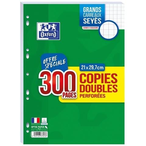 School Fogli Perforati 300 Pagine Ha Fogli Doppi Forati 210x297 - Foto 1