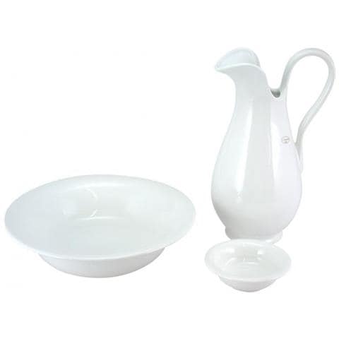 Set 3 Pezzi Camera Ceramica Bianco Utensili Da Cucina - Foto 1