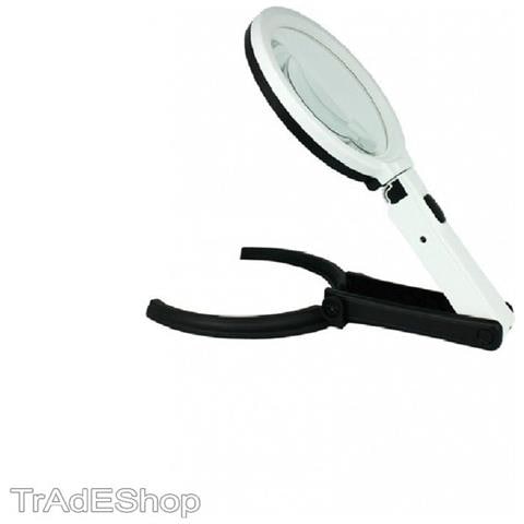 TrAdE shop Traesio® Lente Di Ingrandimento Da Tavolo Lampada Con - Main Image