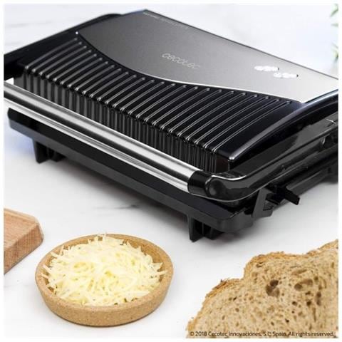 Piastra Per Panini Toast Griglia Grill In Pietra Antiaderente Rock'ngrill 750 W - Foto 2