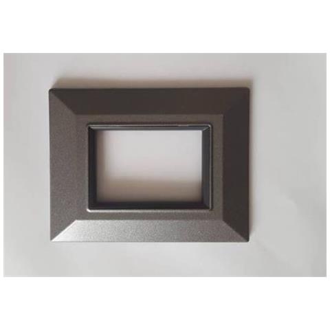 Placca Placchetta Placchette Compatibili Per Serie Axolute Sq Colorate - Cromo Satinato 3 - Foto 1