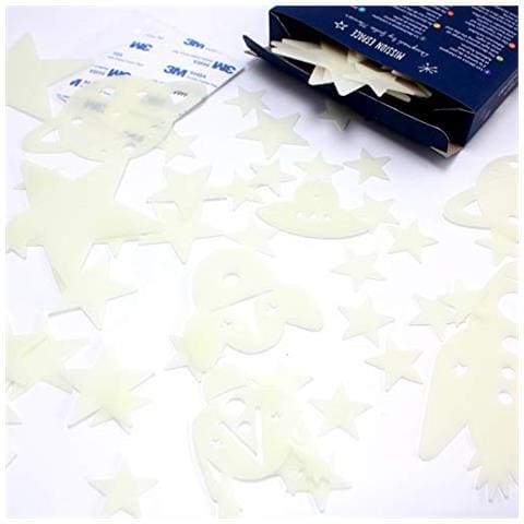 Djeco 54591 - Stelle Luminose Glow In The Dark Space Mission Set, Multicolore - Foto 3