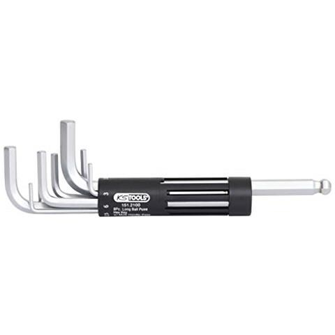 1512100 Serie Di Chiavi Maschio Esagonali Piegate Trovi Testa Sferica Classic 3 A 1 8 Pezzi 210 Mm - Foto 1
