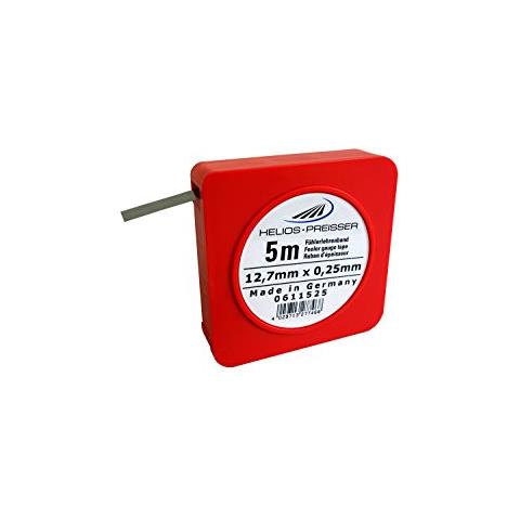 Helios Preisser 611.525 Nastro Di Calibro Antenna, Rosso / Grigio, 5 M / 0,25 Millimetri - Foto 1