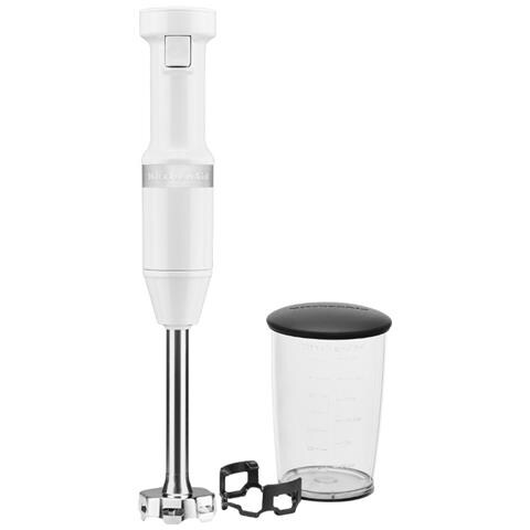 Frullatore ad Immersione Classic 5KHBV53 con Recipiente da 0.7 L Potenza 180 Watt Colore Bianco - Foto 2