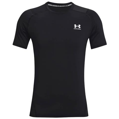 Heatgear Armour Fitted Short Sleeve, Uomo, Nero, Maglietta, Numero: S Eu - Foto 1