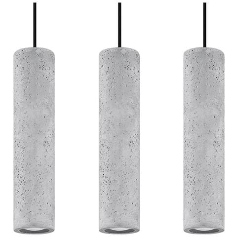 Sospensione Tripla Grigio Chiaro Gu10 - Foto 1