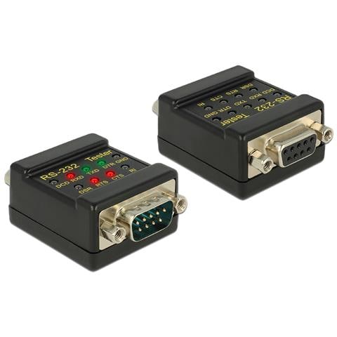 2xDB9 DB9 DB9 Nero cavo di interfaccia e adattatore - Foto 1