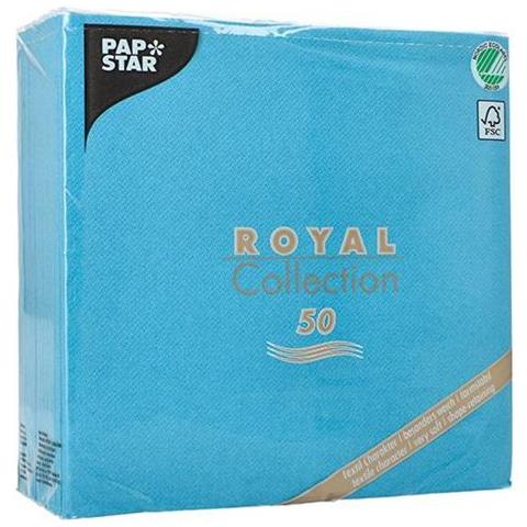 81748 Tovagliolo Di Carta Carta Velina Turchese 50 Pz - Foto 2