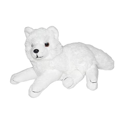Volpe Artica Peluche, Animale Farcito, Peluche, Regali Per Bambini, Coccoloni 8 Pollici, Multi - Foto 2