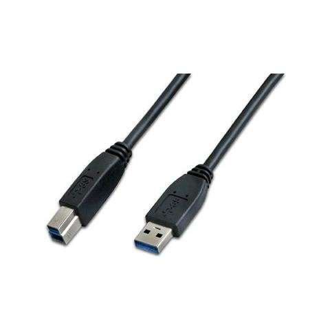 Triotronik Usb 3.0 A-b Mm 1.0 Sw Cavo Usb 3 M Usb 3.2 Gen 1 (3.1 Gen 1) Usb A Usb B Nero - Foto 1