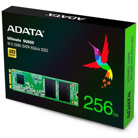 Adata Ultimate Su650 M.2 256 Gb Serial Ata Iii 3d Nand (adata Ultimate Su650 [asu650ns38-256gt-c] 256gb M.2 Sata 2280 3d - Foto 3