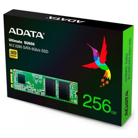 Adata Ultimate Su650 M.2 256 Gb Serial Ata Iii 3d Nand (adata Ultimate Su650 [asu650ns38-256gt-c] 256gb M.2 Sata 2280 3d - Foto 2