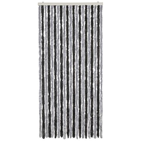 Tenda Antimosche Grigia E Nera 100x200 Cm In Ciniglia - Foto 3