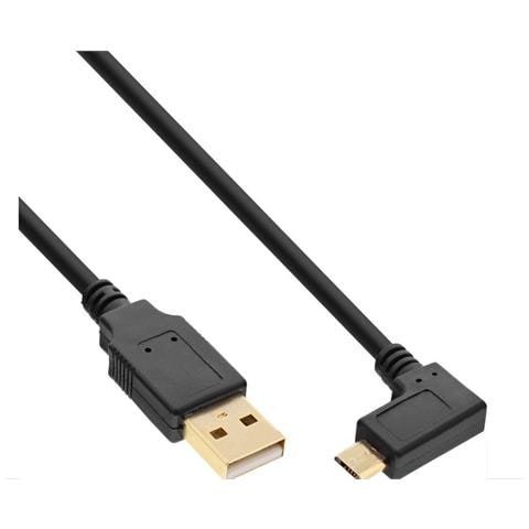 Usbabmicro0,5a Cavo Usb 0,5 M Usb 2.0 Usb A Micro-usb B Nero (micro Usb Cable, Black, 0.5m - Usb A - Micro - Foto 2