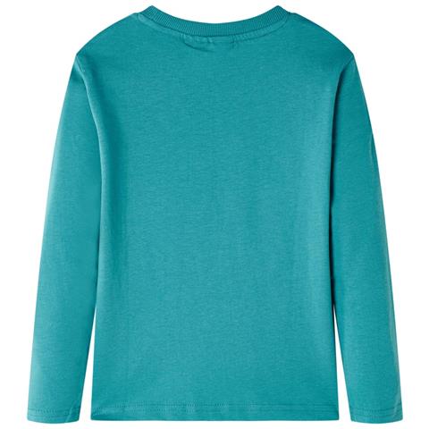 Maglietta Da Bambino A Maniche Lunghe Acqua Scuro 92 - Foto 2