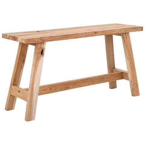 Panca Barcelona - Marrone - Legno - 25x90x45 Cm - Foto 1