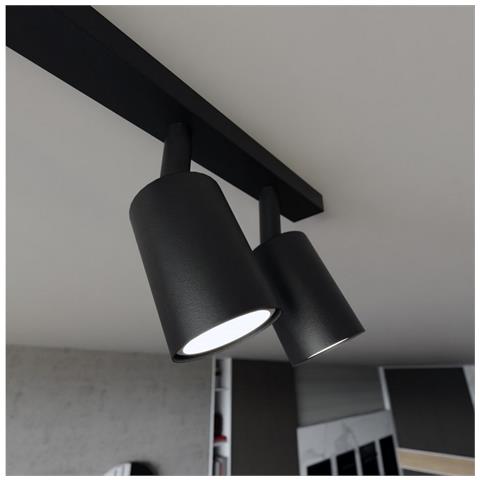 Lampada A Sospensione Elit - Nero, Oro - Acciaio Verniciato A Polvere - 116x100x12 Cm - Foto 8