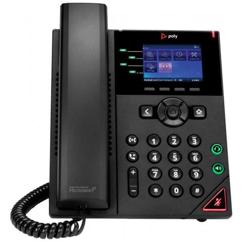 Poly Vvx 250 Telefono Ip Nero 4 Linee Led - Foto 1