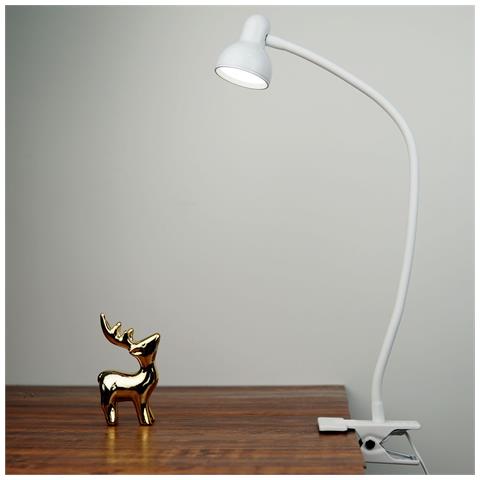 Lampada Da Lettura / Lampada A Pinza Dimmerabile Con 3 Colori Di Luce White - Foto 4