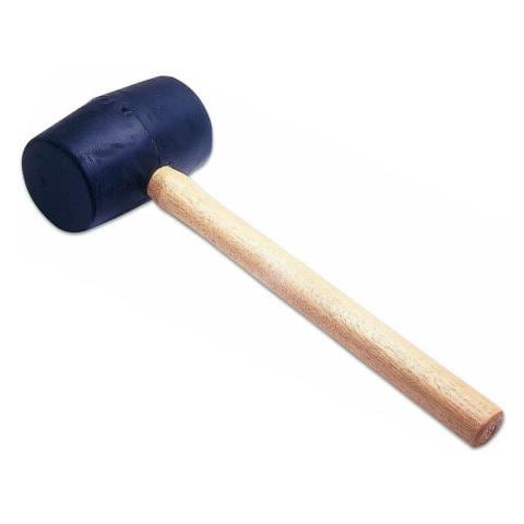 Martello Testa In Gomma Mazzuola Mazzetta Fai Da Te Attrezzi Casa Manico Legno - Foto 1