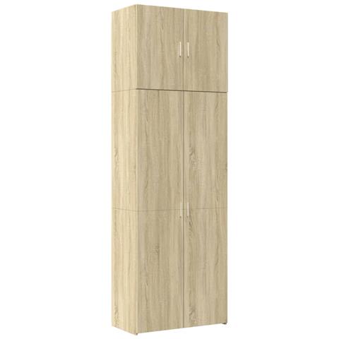 Credenza Rovere Sonoma 80x42,5x249 Cm In Legno Multistrato - Foto 2
