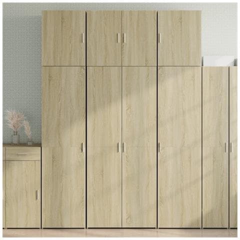 Credenza Rovere Sonoma 80x42,5x249 Cm In Legno Multistrato - Foto 1