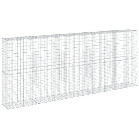 Cesto Gabbione Con Copertura 500x50x200 Cm In Ferro Zincato - Foto 2