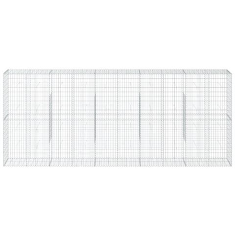 Cesto Gabbione Con Copertura 500x50x200 Cm In Ferro Zincato - Foto 3