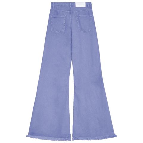 Jeans E Pantaloni In Cotone Azzurro - M - Foto 2