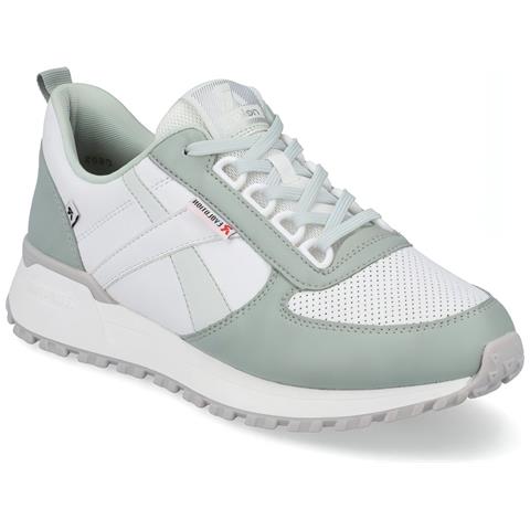 White Casual Closed Sport Shoe Sneakers Pelle Scarpe Donna Bianco Eu 41, W0602-80 - Foto 1