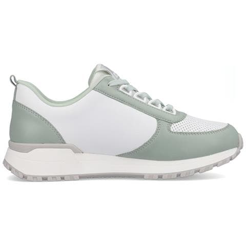 White Casual Closed Sport Shoe Sneakers Pelle Scarpe Donna Bianco Eu 41, W0602-80 - Foto 3