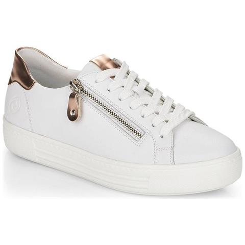 Leisure Trainers White Sneakers Pelle Scarpe Donna Bianco Eu 40, D0903-81 - Foto 1