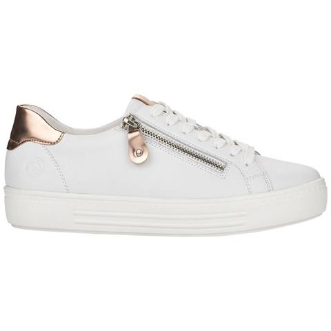 Leisure Trainers White Sneakers Pelle Scarpe Donna Bianco Eu 40, D0903-81 - Foto 2
