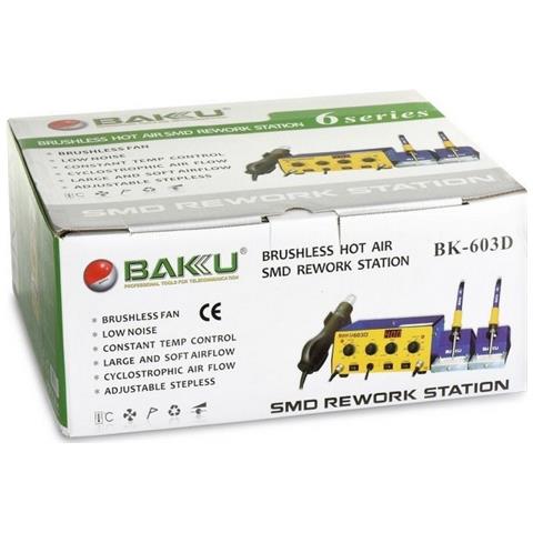 Baku Stazione Saldante Saldatore Elettrico Bk-603d Con Doppio Microstilo - Foto 5
