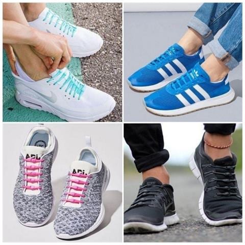 Lacci Elastici In Silicone Per Scarpe Senza Nodi, 12 Pezzi Black - Foto 4