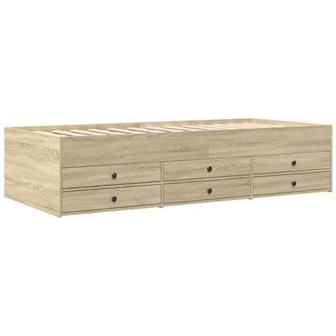 Divano Letto Con Cassetti Senza Materasso 100x200 Cm - Foto 3