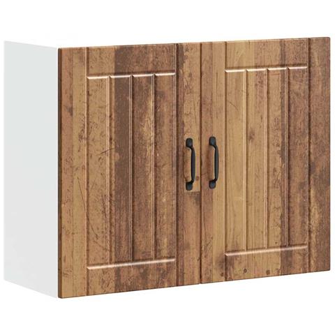 Pensile Da Cucina Lucca Legno Antico In Legno Multistrato - Foto 1