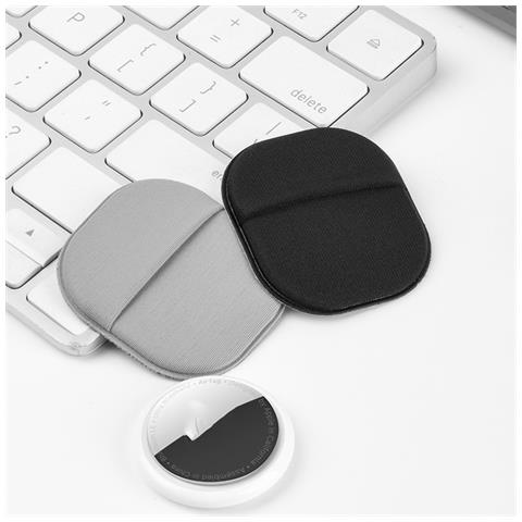 Elegante Custodia Protettiva In Tessuto Lycra Per Apple Airtags Black - Foto 4