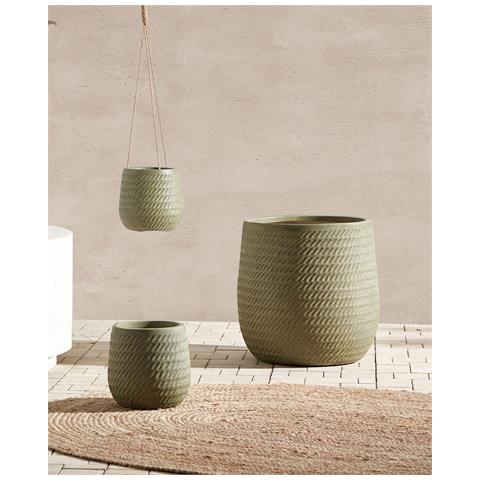 Vaso Per Piante Livadia 39 Cm Verde Oliva - Foto 1