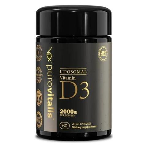 Vitamina D3 liposomiale 2000 UI, 60 capsule - Foto 1