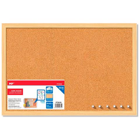 Bacheca In Cork Doppia Faccia 40 X 60 Cm - Foto 1