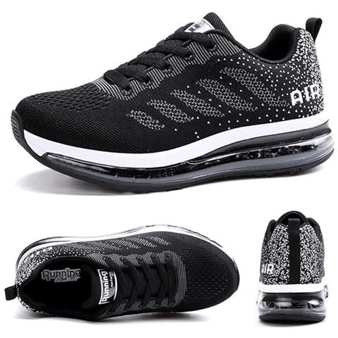 Axcone Scarpe Sportive Con Cuscino D'aria Unisex Per Corsa, Taglia 35 Eu - Foto 4