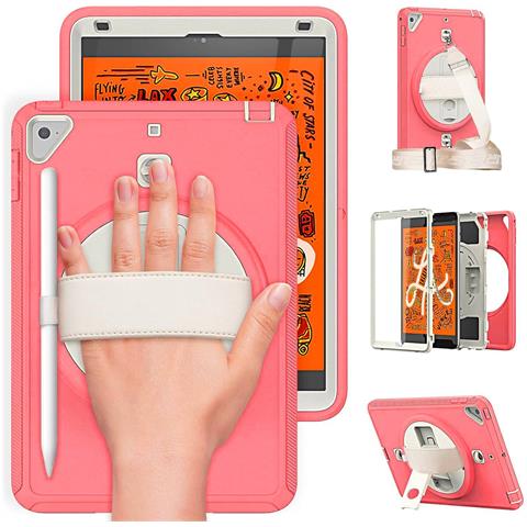 Custodia Per Ipad Mini 4/5 7,9"" Con Supporto E Tracolla Rosa - Foto 1