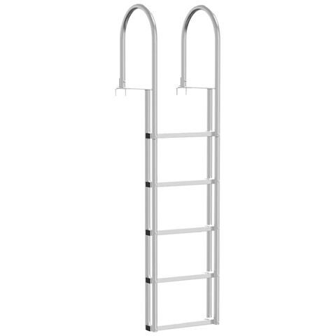 Scala da Molo Argento 45 x 11.5 x 190 cm Alluminio - Foto 1