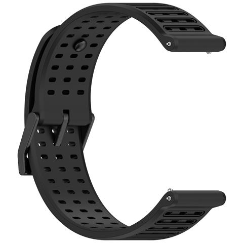 Cinturino In Silicone Liquido Da 22 Mm Compatibile Con Suunto Vertical 2 - Nero - Foto 2